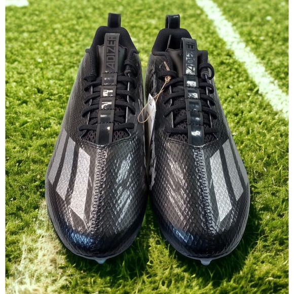 Adidas Adizero Black Gray Spark NFL Football Cleats GV9085 Mens 10 NEW Fast Ship main image 14